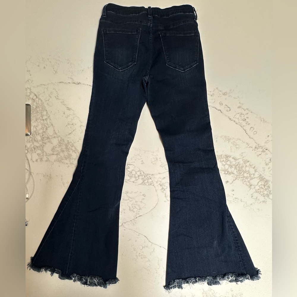 Flying Monkey Dark Indigo Flare Jeans size 27 x 32